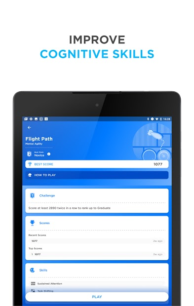 Screenshots Peak - Ứng dụng rèn luyện trí nhớ, nâng cao khả năng tập trung cho bạn