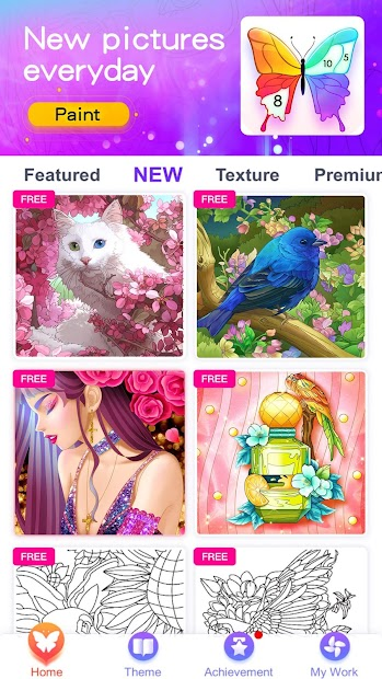 Screenshots Paint Color - Ứng dụng tô màu theo số Paint Color