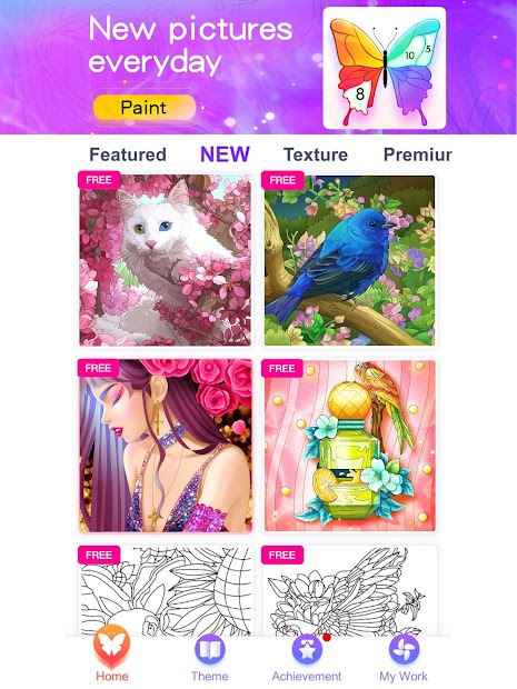 Screenshots Paint Color - Ứng dụng tô màu theo số Paint Color