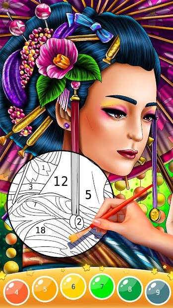 Screenshots Color By Number For Adults - Ứng dụng tô màu theo các con số cho bé