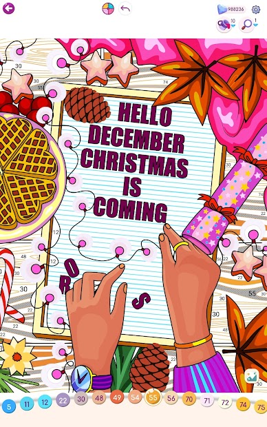 Screenshots Color By Number For Adults - Ứng dụng tô màu theo các con số cho bé