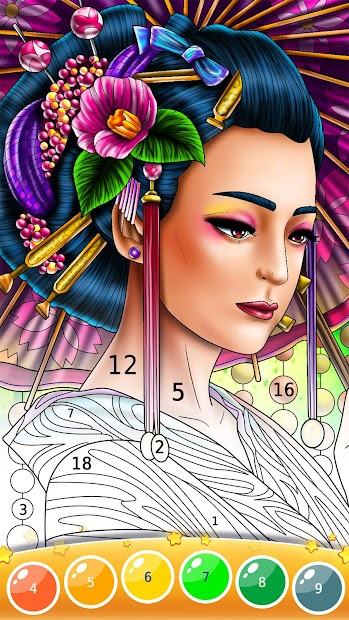 Screenshots Color By Number For Adults - Ứng dụng tô màu theo các con số cho bé