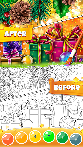 Screenshots Color By Number For Adults - Ứng dụng tô màu theo các con số cho bé