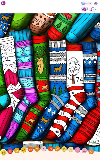 Screenshots Color By Number For Adults - Ứng dụng tô màu theo các con số cho bé