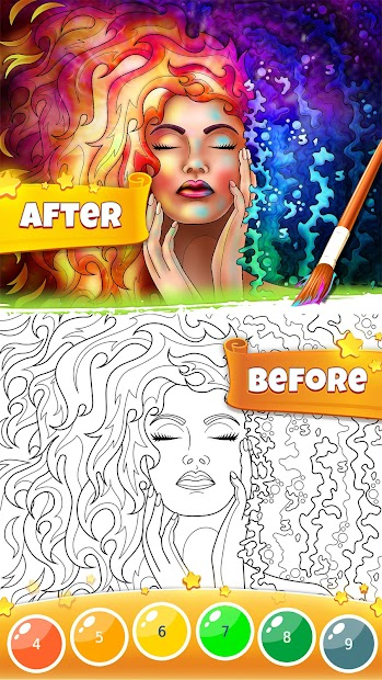 Screenshots Color By Number For Adults - Ứng dụng tô màu theo các con số cho bé