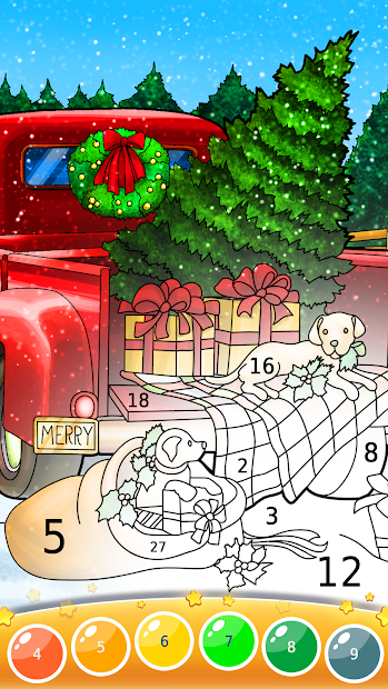 Screenshots Color By Number For Adults - Ứng dụng tô màu theo các con số cho bé