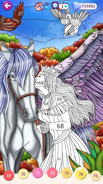 Screenshots Color By Number For Adults - Ứng dụng tô màu theo các con số cho bé