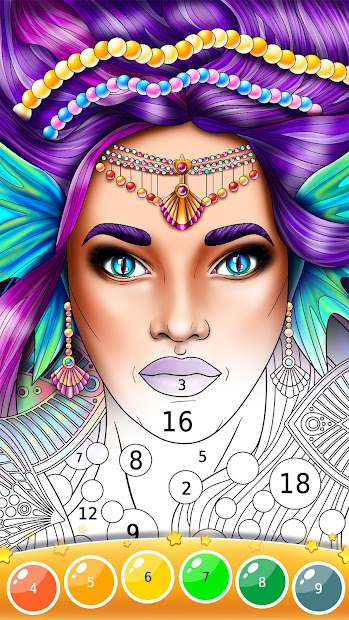 Screenshots Color By Number For Adults - Ứng dụng tô màu theo các con số cho bé