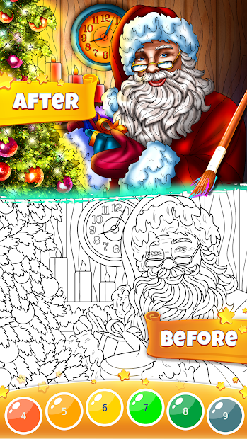 Screenshots Color By Number For Adults - Ứng dụng tô màu theo các con số cho bé