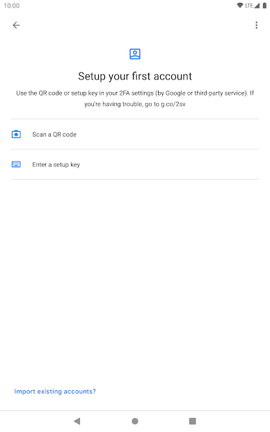 Screenshots Google Authenticator: Tạo mã Xác minh 2 bước trên điện thoại