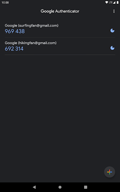Screenshots Google Authenticator: Tạo mã Xác minh 2 bước trên điện thoại