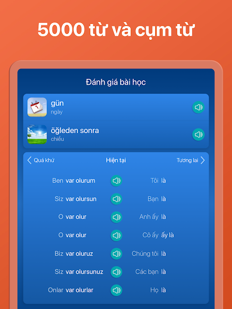 Screenshots Learn Turkish: Ứng dụng học tiếng Thổ Nhĩ Kỳ, giao tiếp, luyện nói
