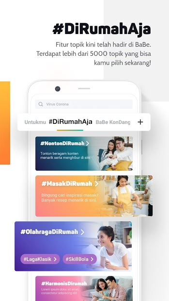 Screenshots BaBe - Ứng dụng cộng đồng tìm hiểu tin tức mới nhất