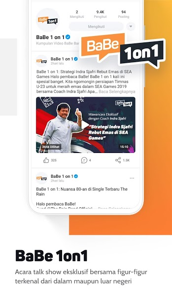 Screenshots BaBe - Ứng dụng cộng đồng tìm hiểu tin tức mới nhất