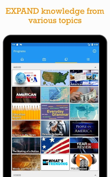 Screenshots VOA Learning English - App tự học tiếng Anh, luyện nghe mỗi ngày