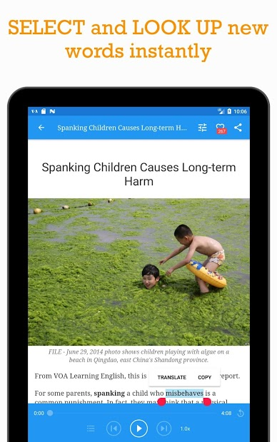 Screenshots VOA Learning English - App tự học tiếng Anh, luyện nghe mỗi ngày