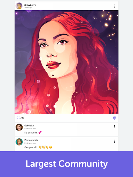 Screenshots Recolor - Ứng dụng tô màu và chia sẻ tác phẩm bằng Recolor