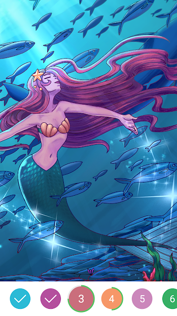 Screenshots Coloring Book - Ứng dụng hướng dẫn bé tô màu theo từng con số