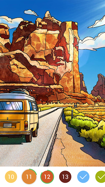 Screenshots Coloring Book - Ứng dụng hướng dẫn bé tô màu theo từng con số