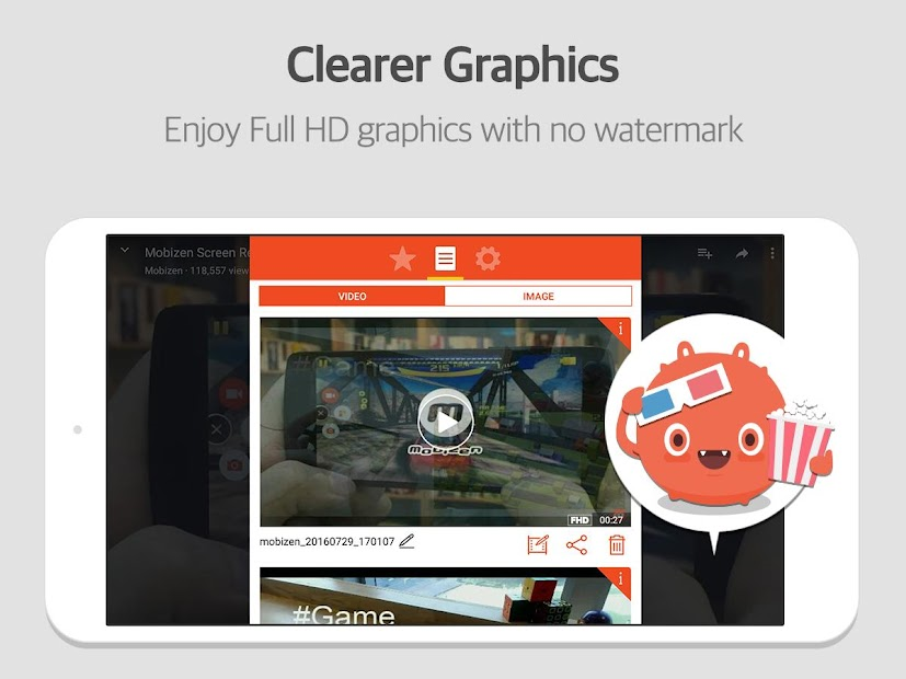 Screenshots Mobizen Screen Recorder  -  Phần mềm quay màn hình điện thoại Android