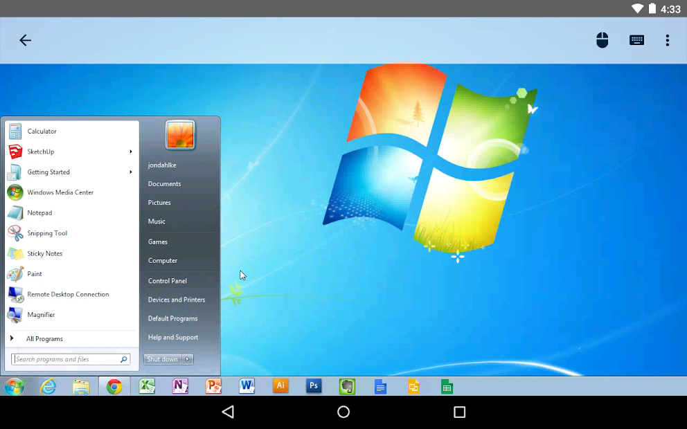 Screenshots Chrome Remote Desktop - Ứng dụng truy cập, điều khiển máy tính từ xa bằng điện thoại