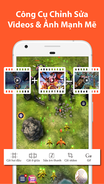 Screenshots AZ Screen Recorder -  Phần mềm quay màn hình điện thoại Android