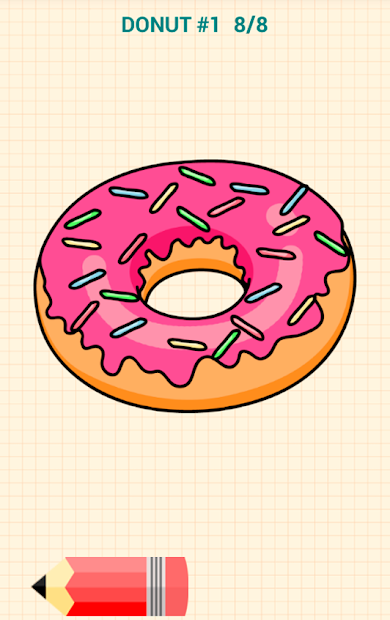 Screenshots How to Draw Desserts: Ứng dụng học vẽ đồ ăn tráng miệng