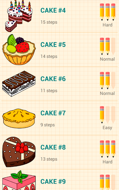 Screenshots How to Draw Desserts: Ứng dụng học vẽ đồ ăn tráng miệng