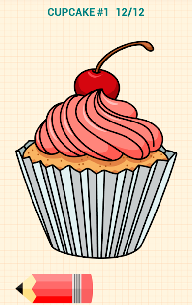 Ứng dụng How to Draw Desserts: Học vẽ đồ ăn tráng miệng | Link tải ...