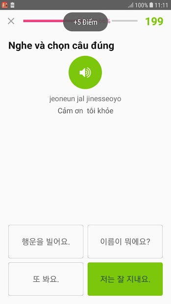 Screenshots Learn Korean daily Awabe - App tự học tiếng Hàn miễn phí cùng Awabe