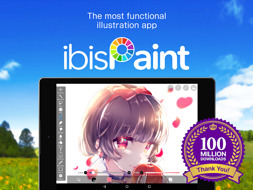 Ứng dụng ibis Paint X: Vẽ tranh hoạt hình đơn giản | Link tải free ...