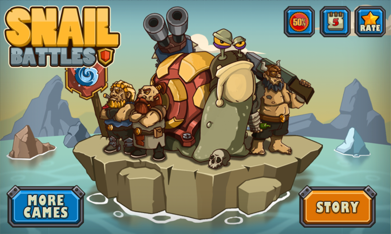 Screenshots Snail Battles - Hành trình ốc sên | Game phiêu lưu giải trí