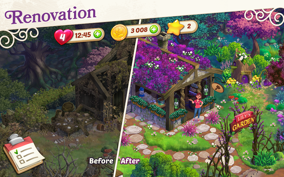Screenshots Lily’s Garden - Xây dựng khu vườn mơ ước của bạn | Game thiết kế