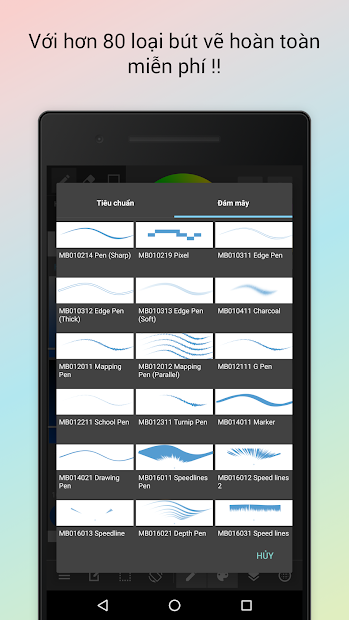 Screenshots MediBang Paint - Ứng dụng vẽ tranh trên điện thoại