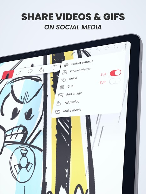 Screenshots FlipaClip - Ứng dụng vẽ và sáng tạo bức tranh theo mong muốn