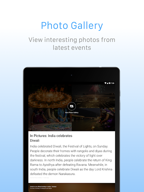 Screenshots Inshorts - Tổng hợp các tin tức mới nhất