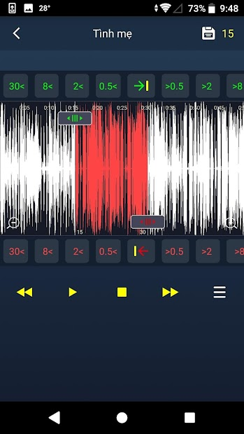 Screenshots MP3 Cutter and Ringtone Maker: App cắt nhạc MP3 và tạo nhạc chuông