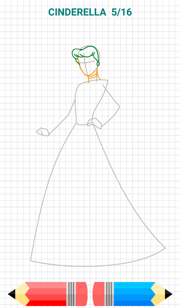 Screenshots How to Draw Princess: Ứng dụng cách vẽ công chúa