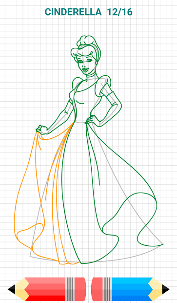 Screenshots How to Draw Princess: Ứng dụng cách vẽ công chúa
