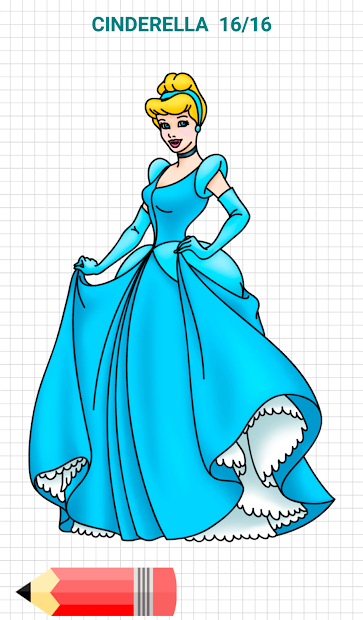 Screenshots How to Draw Princess: Ứng dụng cách vẽ công chúa