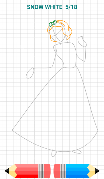 Screenshots How to Draw Princess: Ứng dụng cách vẽ công chúa