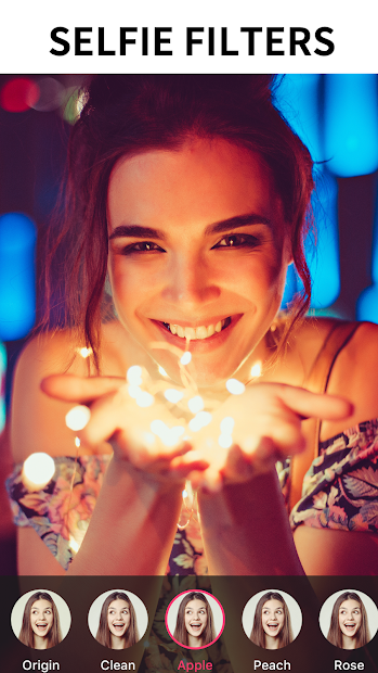 Screenshots Sweet Snap: Ứng dụng chụp ảnh selfie với các bộ lọc và nhãn dán độc đáo