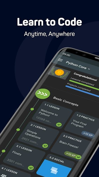 Screenshots SoloLearn - App hướng dẫn viết code, học ngôn ngữ lập trình