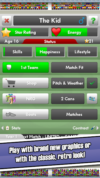 Screenshots New Star Soccer - Đào tạo ngôi sao | Game quản lý đội bóng
