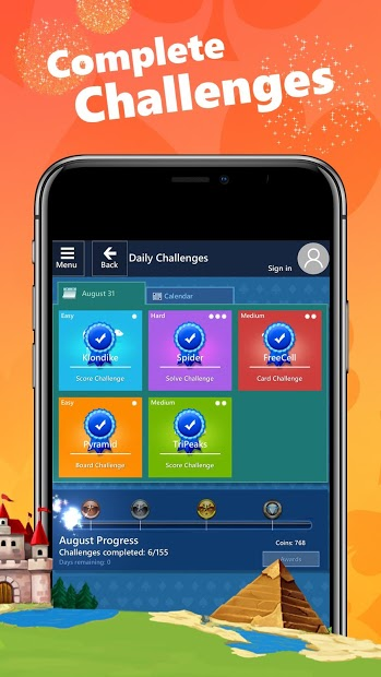 Screenshots Microsoft Solitaire - Game xếp bài huyền thoại