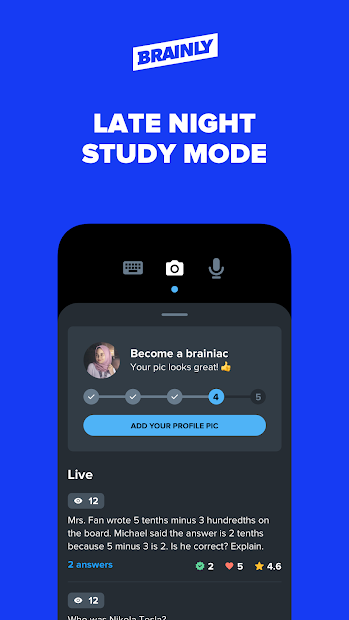 Screenshots Brainly - The Homework App: Ứng dụng học và luyện tiếng Anh tại nhà