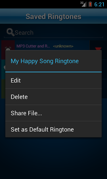 Screenshots MP3 Cutter and Ringtone Maker - Ứng dụng cắt nhạc chuông online