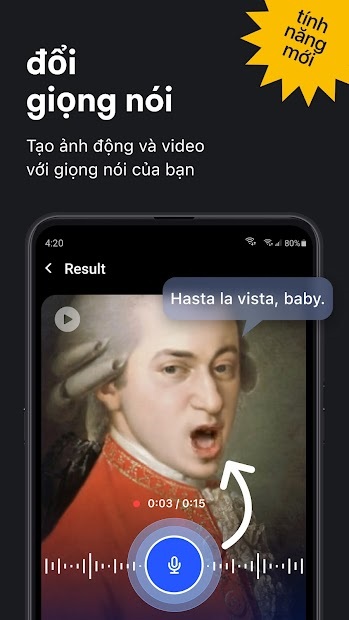 Screenshots Reface: Ứng dụng ghép mặt vào video của người nổi tiếng