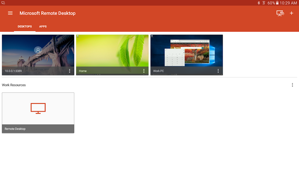 Screenshots Remote Desktop 8: Ứng dụng điều khiển máy tính từ xa của Microsoft