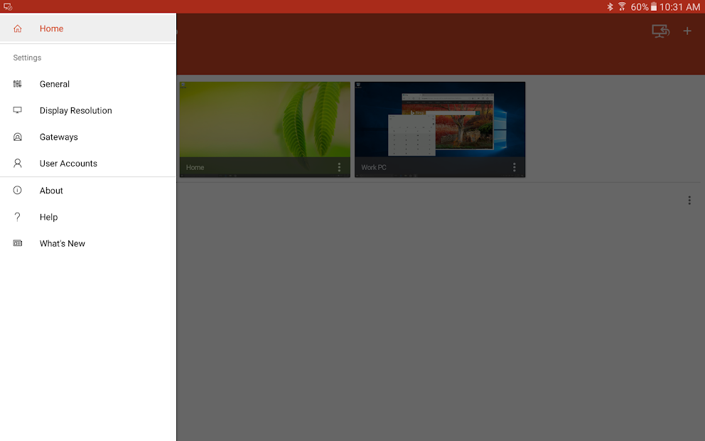 Screenshots Remote Desktop 8: Ứng dụng điều khiển máy tính từ xa của Microsoft